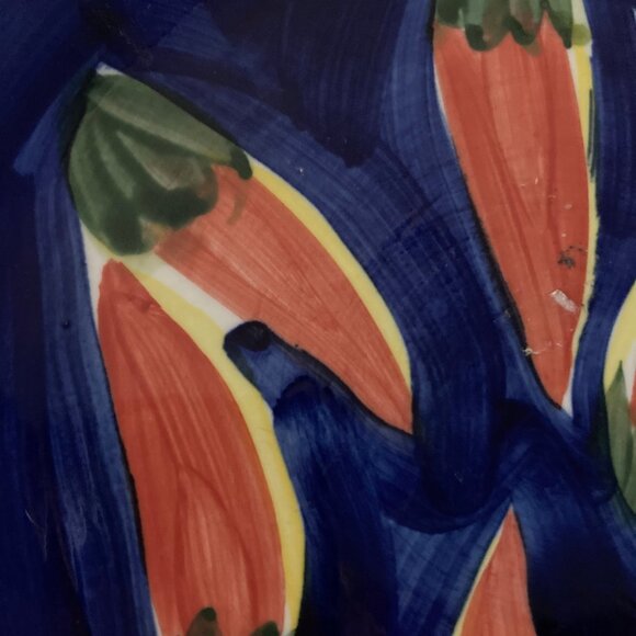 Emerald Collection Pattern E3C1 Hand Painted 10-1/4" Dinner Plates Set of (4) - Picture 3 of 4